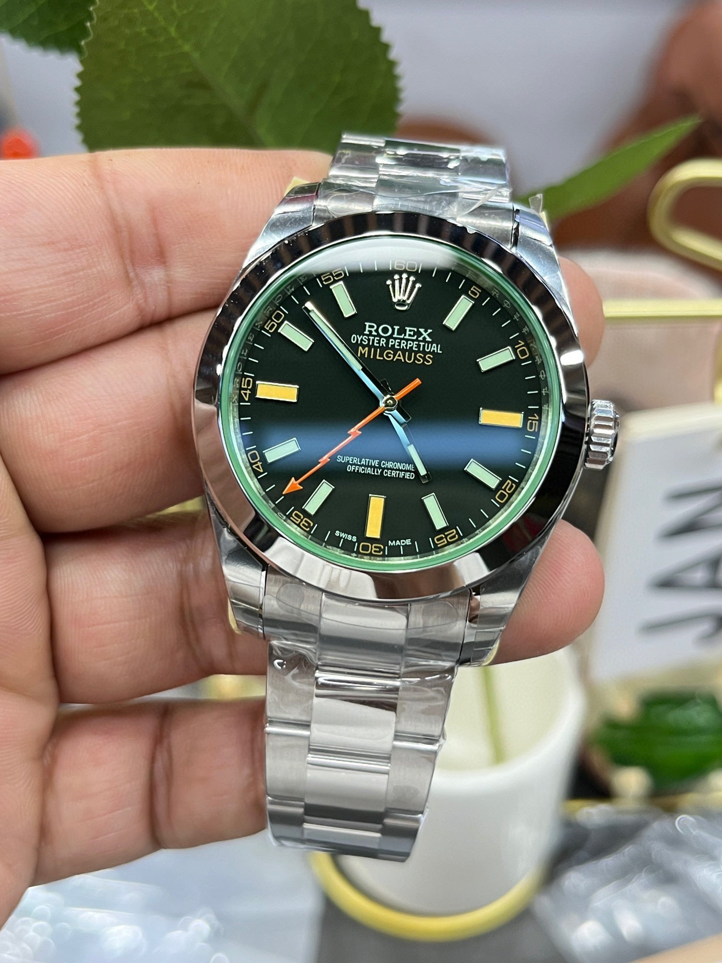 Rolex Milgauss Oyster Perpetual “Green Glass”