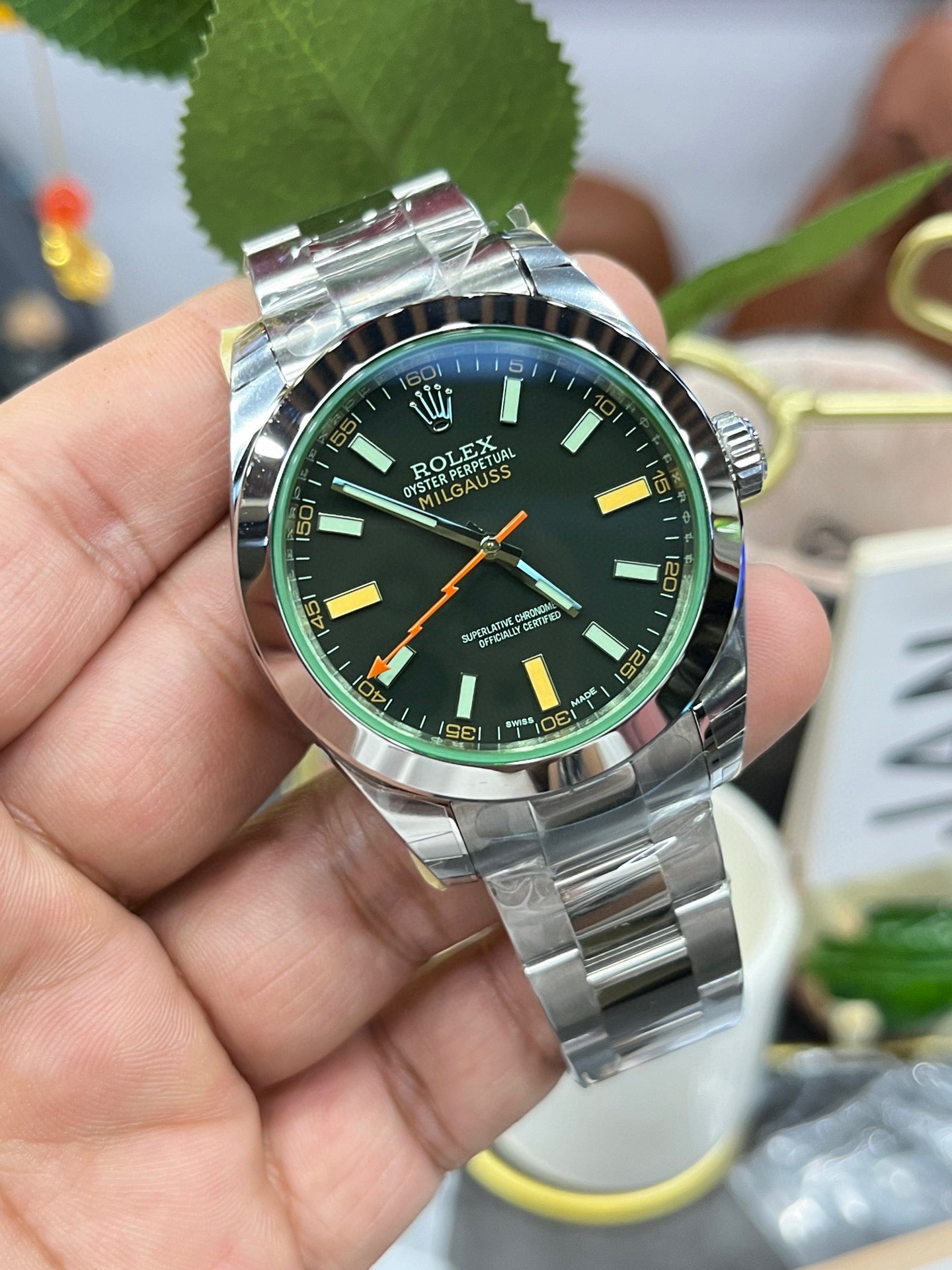 Rolex Milgauss Oyster Perpetual “Green Glass”