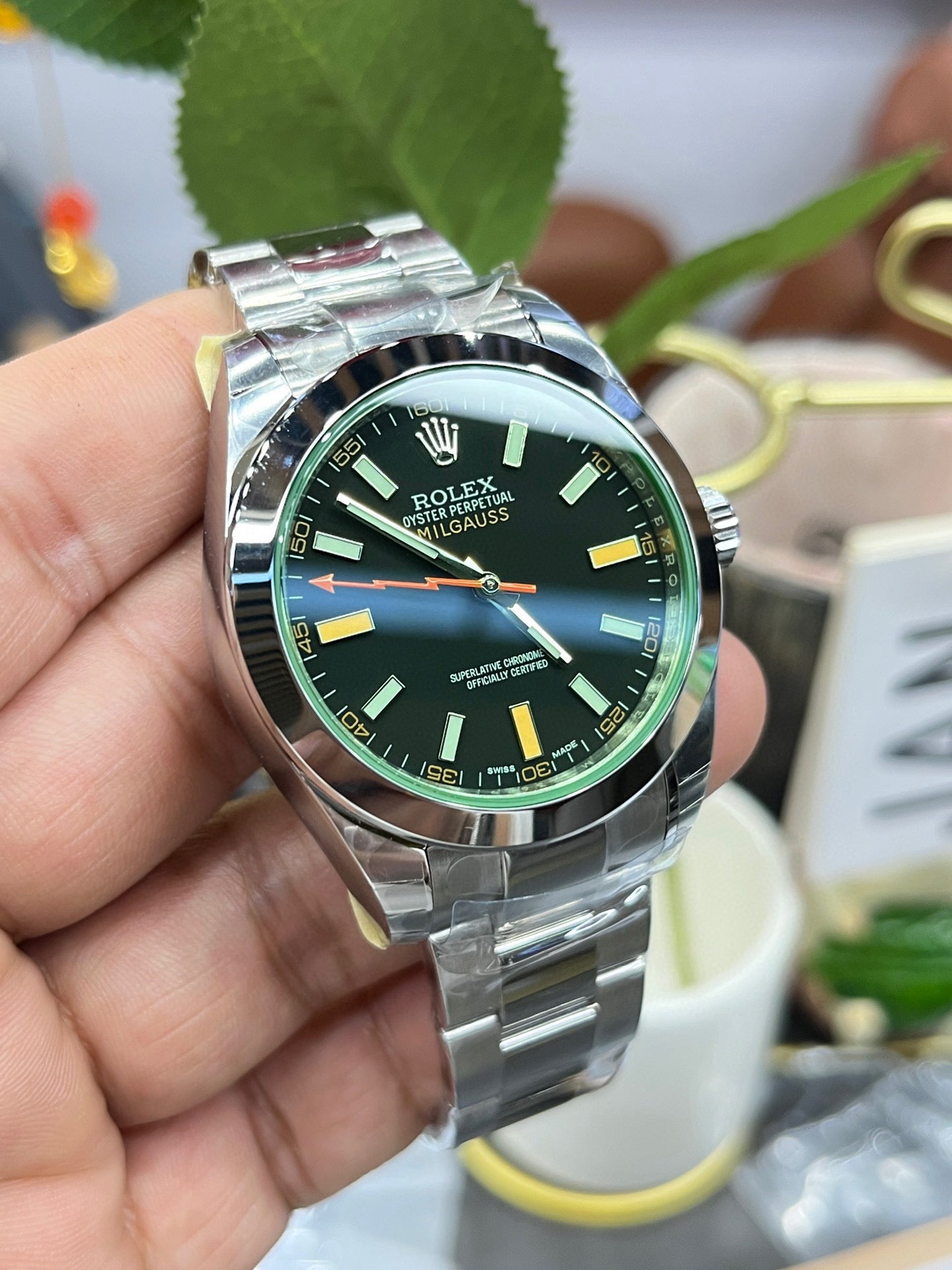 Rolex Milgauss Oyster Perpetual “Green Glass”