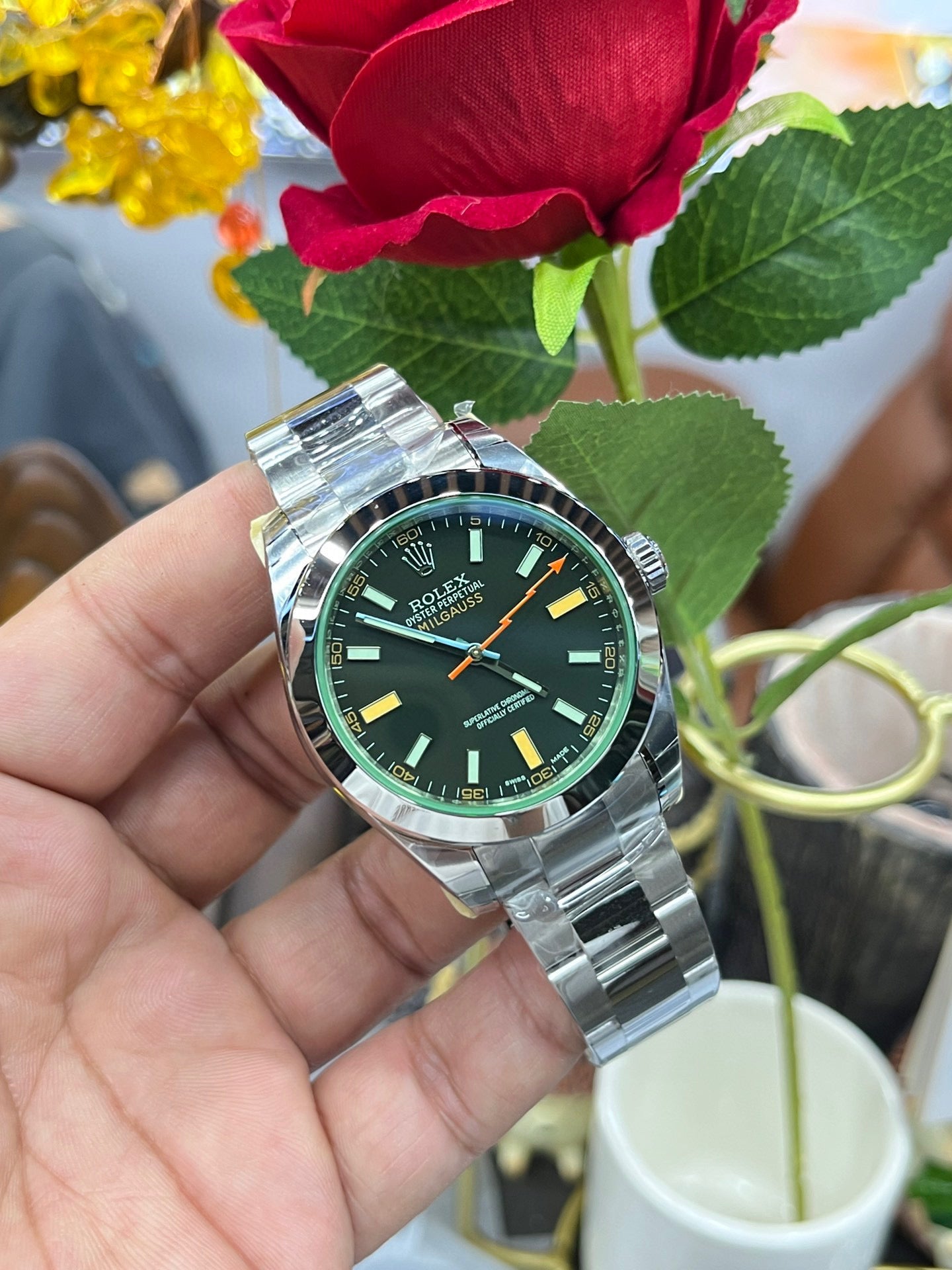 Rolex Milgauss Oyster Perpetual “Green Glass”