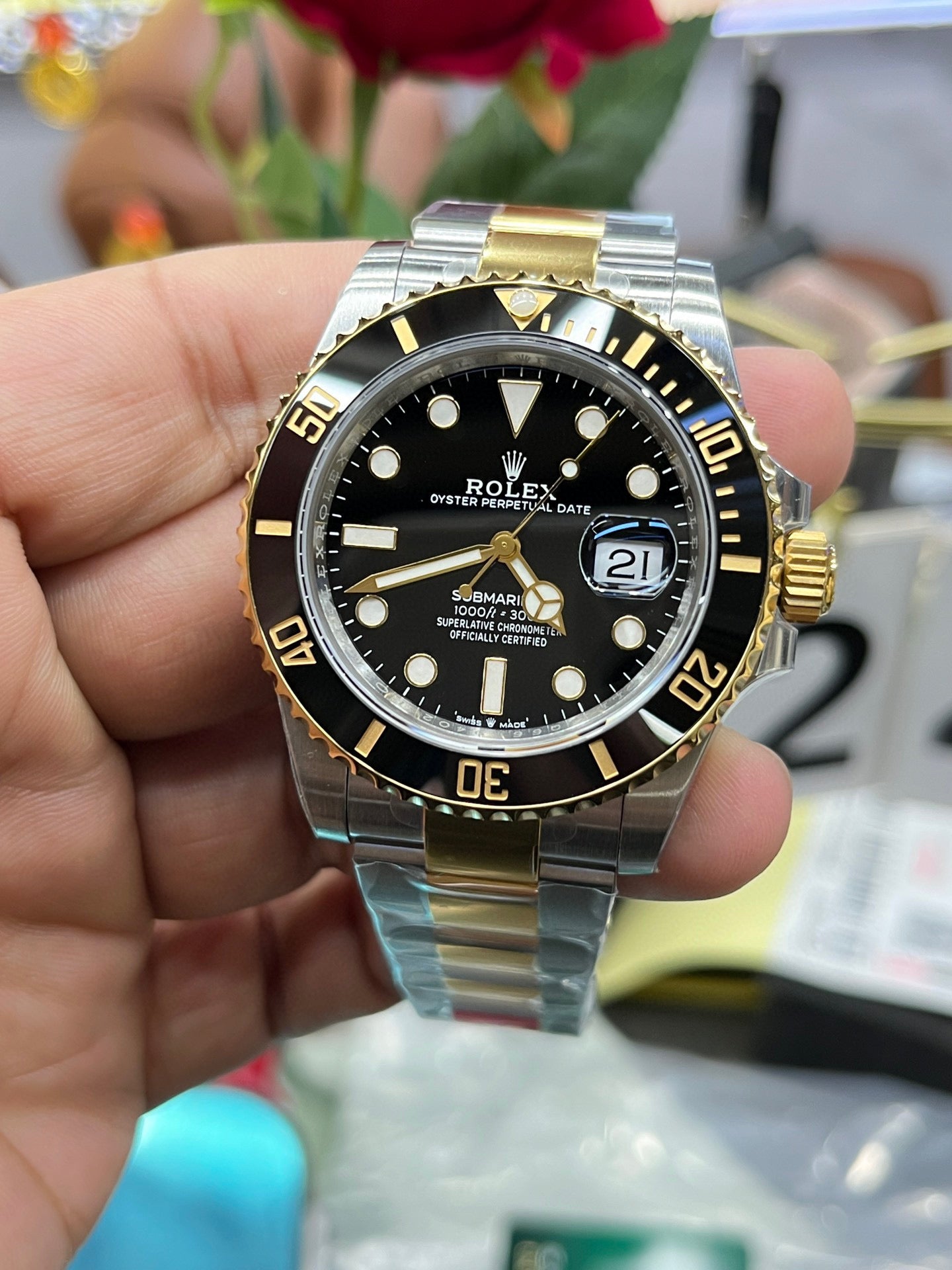 Rolex Submariner Date 3235 Rolesor Black