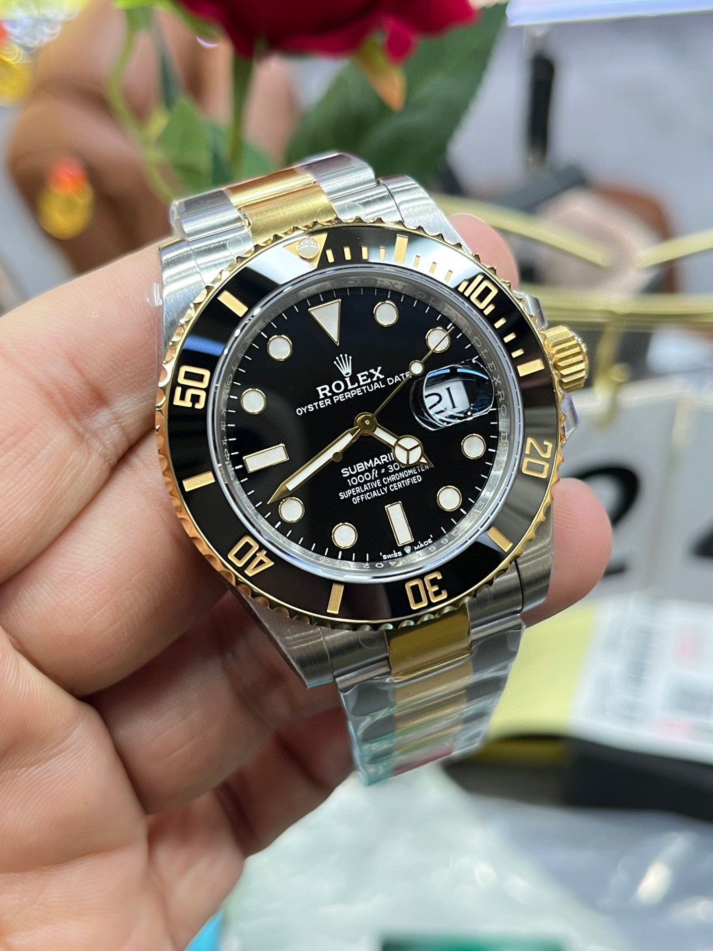 Rolex Submariner Date 3235 Rolesor Black