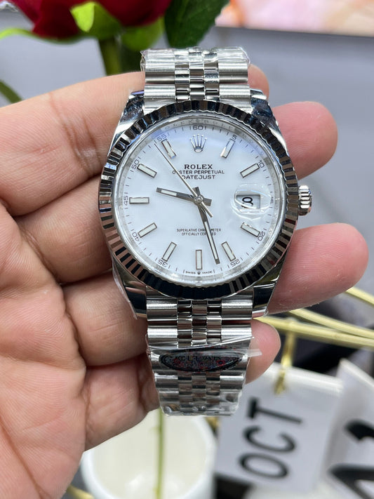 Rolex Datejust 41 (Белый циферблат) M126334-0010