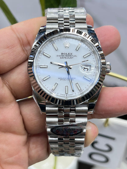 Rolex Datejust 41 (Белый циферблат) M126334-0010