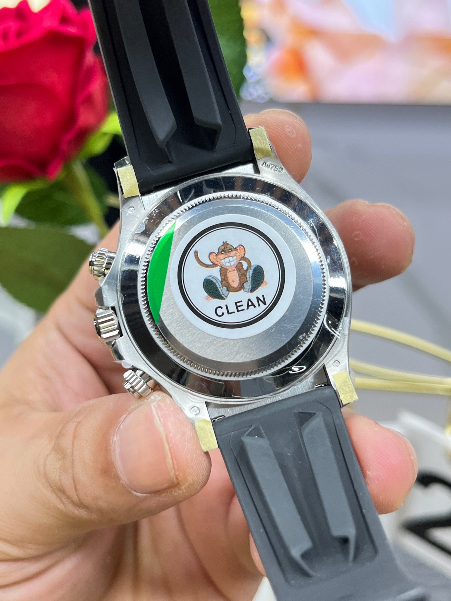 Rolex Daytona с серым резиновым ремешком）116519LN-0024