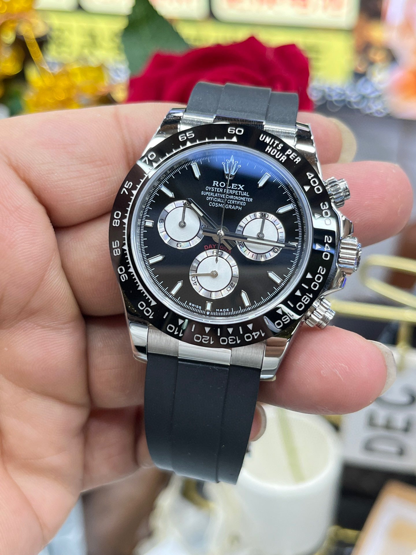 Rolex Cosmograph Daytona “Black Oysterflex” M126519LN-0002