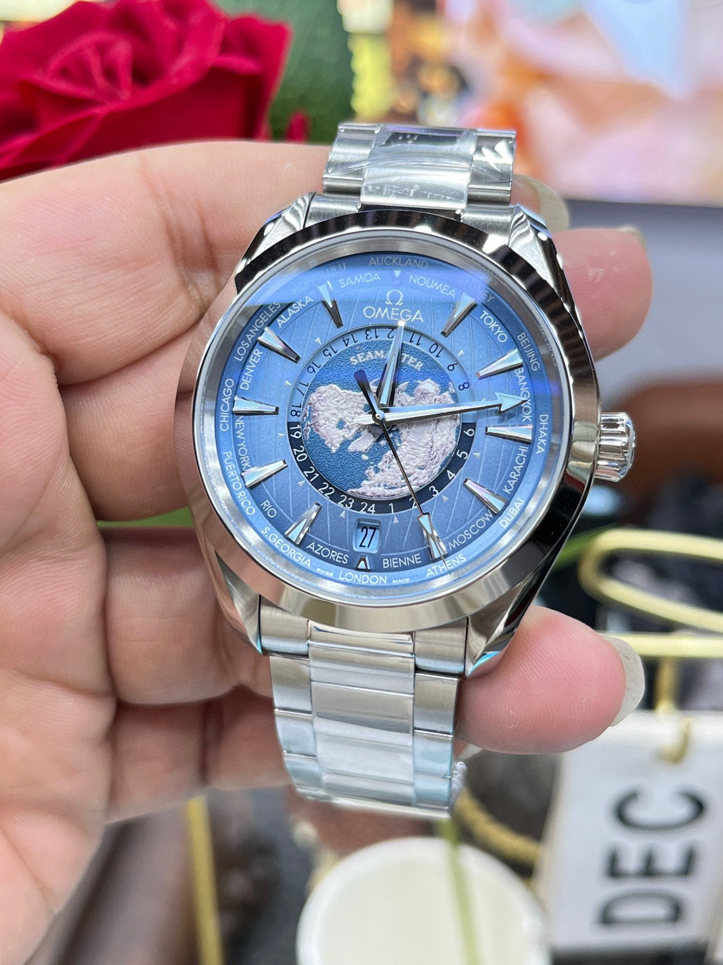 Omega Seamaster Aqua Terra 150M Worldtimer 220.10.43.22.03.002
