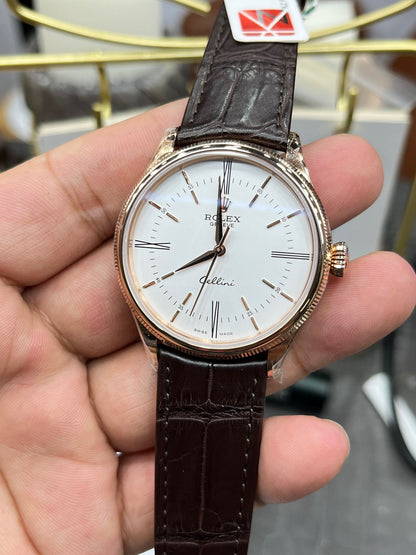Rolex Cellini Time 50509 (белый циферблат)