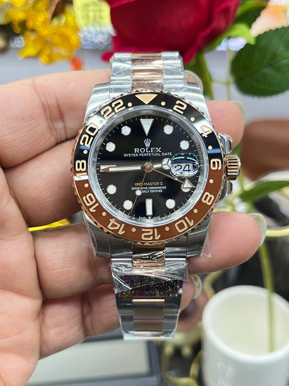 Rolex Sky-Dweller Rolesor “Sundust Dial” (Gold & Steel Bezel)