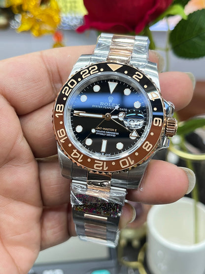 Rolex Sky-Dweller Rolesor “Sundust Dial” (Gold & Steel Bezel)