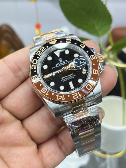 Rolex Sky-Dweller Rolesor “Sundust Dial” (Gold & Steel Bezel)