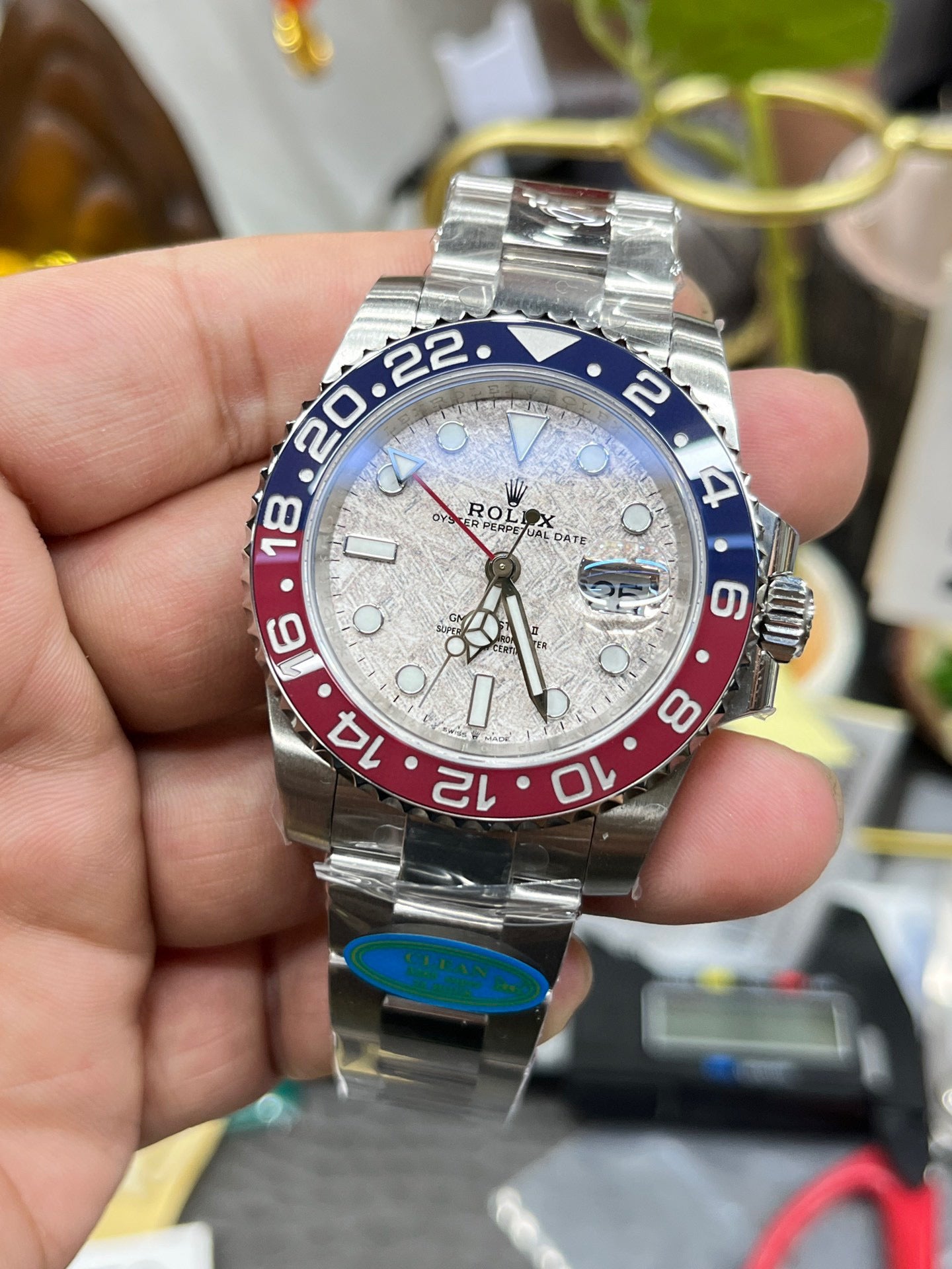 Rolex GMT-Master II “Coke Bezel” Meteorite Dial