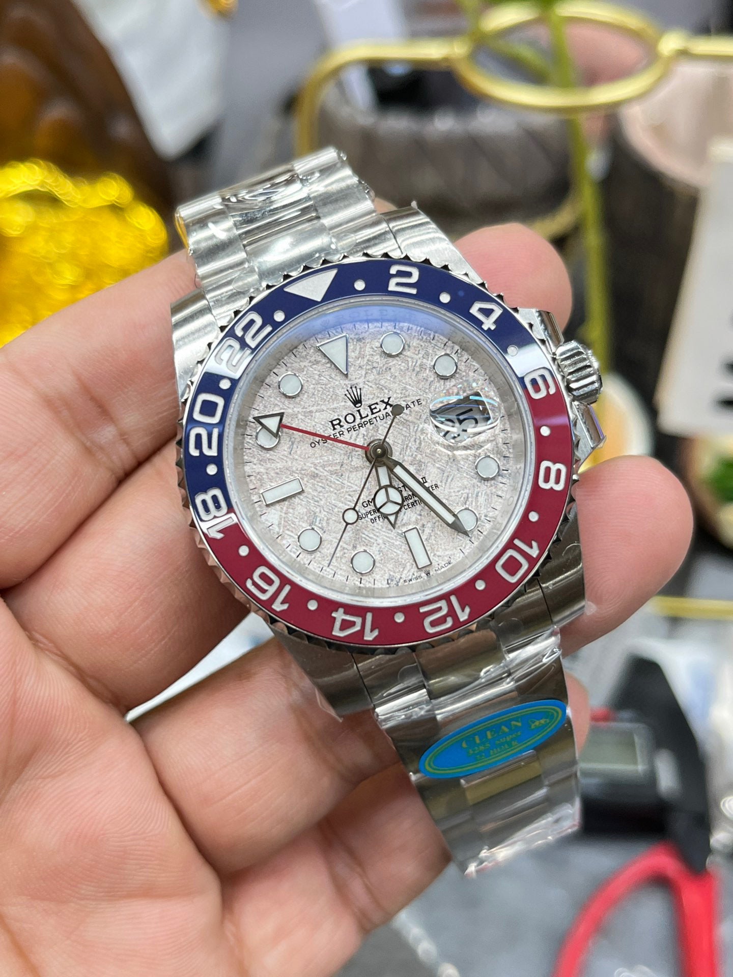 Rolex GMT-Master II “Coke Bezel” Meteorite Dial