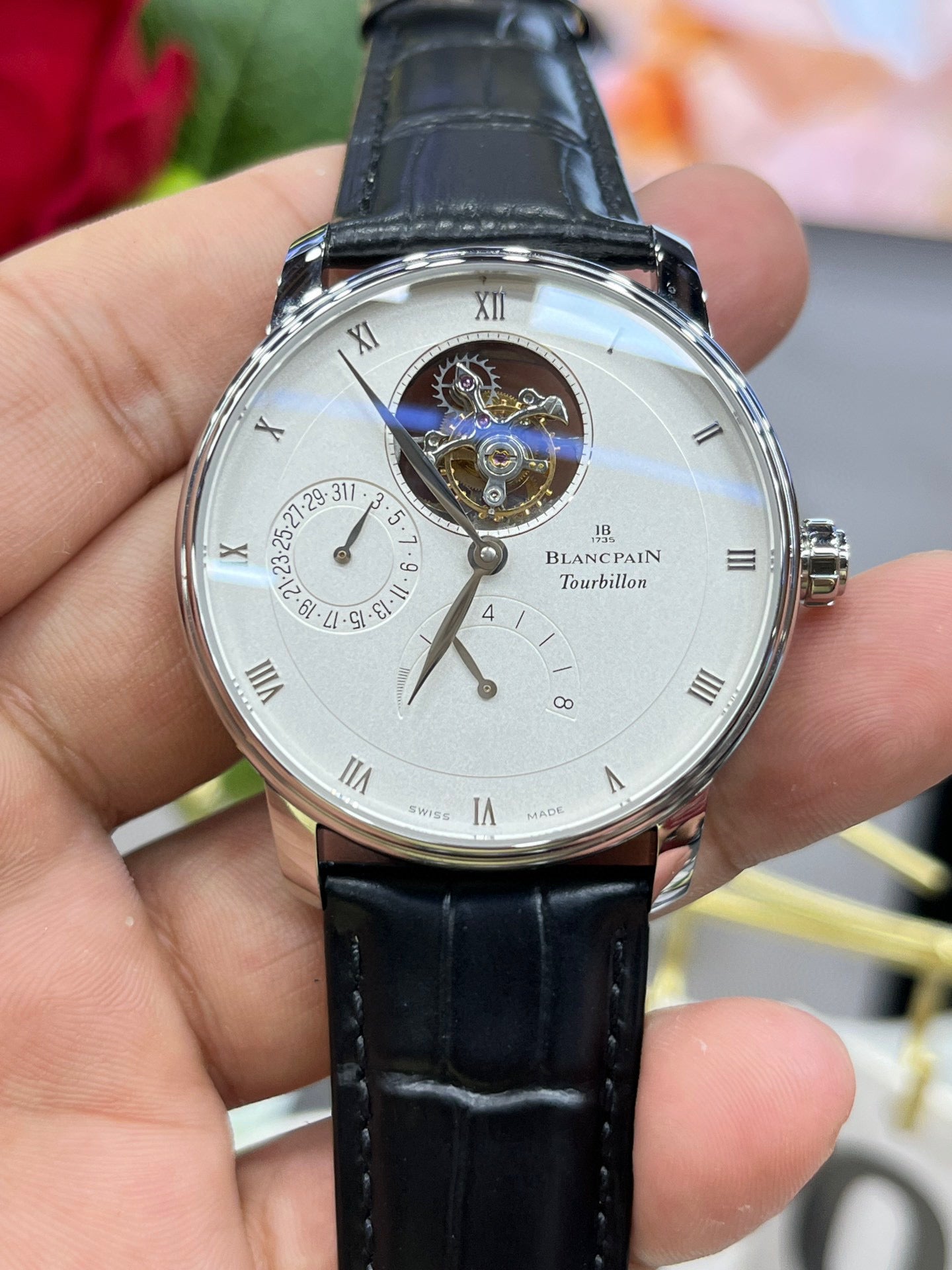 Blancpain Tourbillon Carrousel 6025-1542-55B (Blancpain классический турбийон)