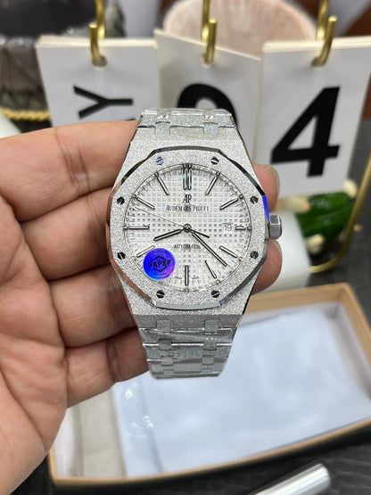 Audemars Piguet Royal Oak 15400 Frosted Gold Custom (Audemars Piguet Royal Oak 15400 «frosted gold»)