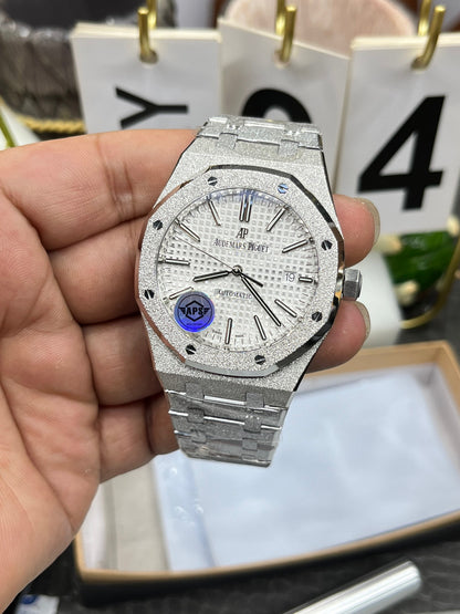 Audemars Piguet Royal Oak 15400 Frosted Gold Custom (Audemars Piguet Royal Oak 15400 «frosted gold»)
