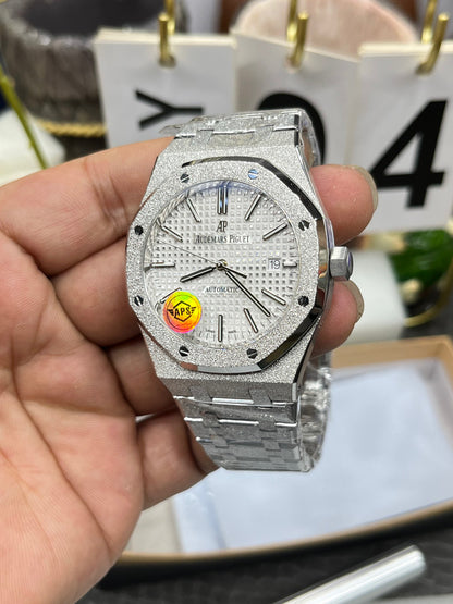 Audemars Piguet Royal Oak 15400 Frosted Gold Custom (Audemars Piguet Royal Oak 15400 «frosted gold»)