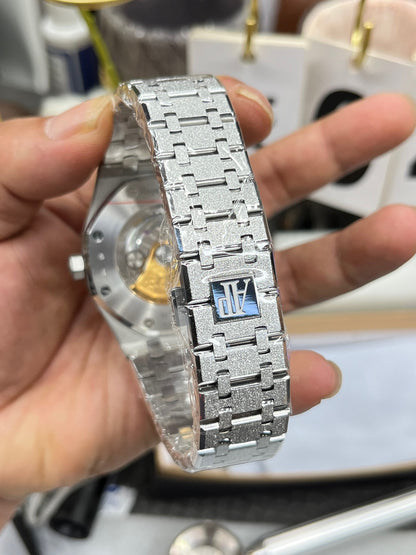Audemars Piguet Royal Oak 15400 Frosted Gold Custom (Audemars Piguet Royal Oak 15400 «frosted gold»)