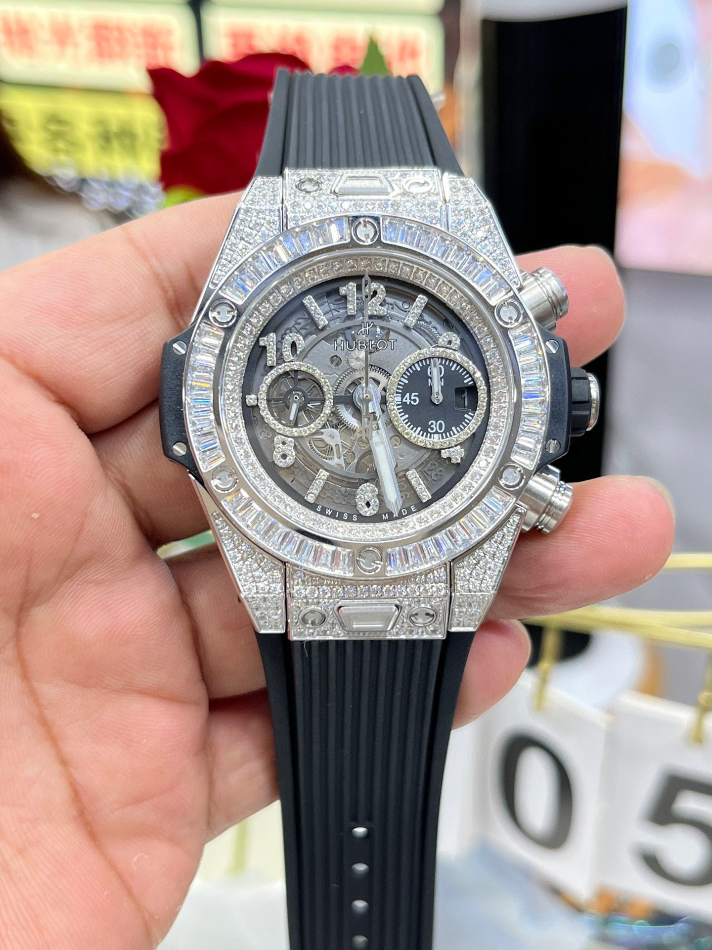Hublot Big Bang Unico Full Diamond 441.NX.1171.RX.0904 (Hublot Big Bang «полный бриллиантовый паве»)