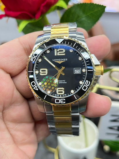 Longines Conquest L3.781.3.56.7 (Longines Conquest двухцветный)