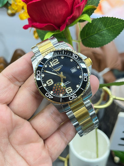 Longines Conquest L3.781.3.56.7 (Longines Conquest двухцветный)
