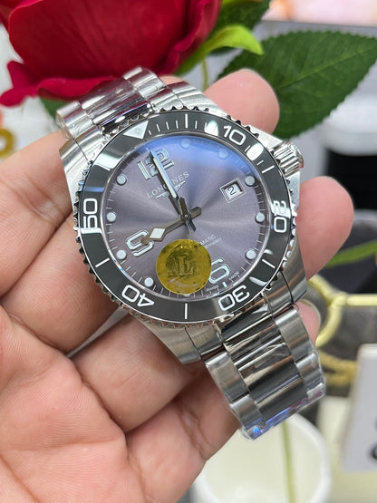 Longines Conquest L3.781.4.76.6 (Longines Conquest серый циферблат)