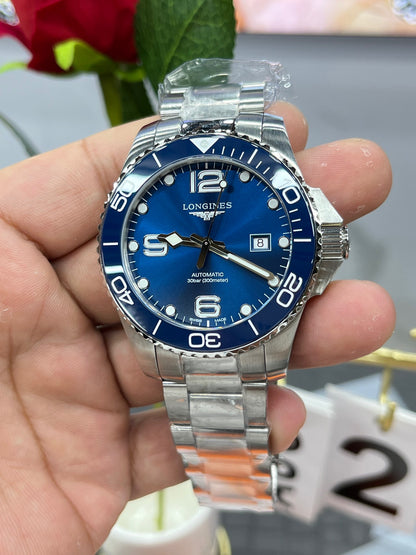 Longines Conquest L3.781.4.96.9 (Longines Conquest синий циферблат)