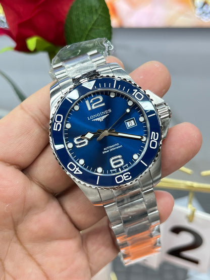 Longines Conquest L3.781.4.96.9 (Longines Conquest синий циферблат)