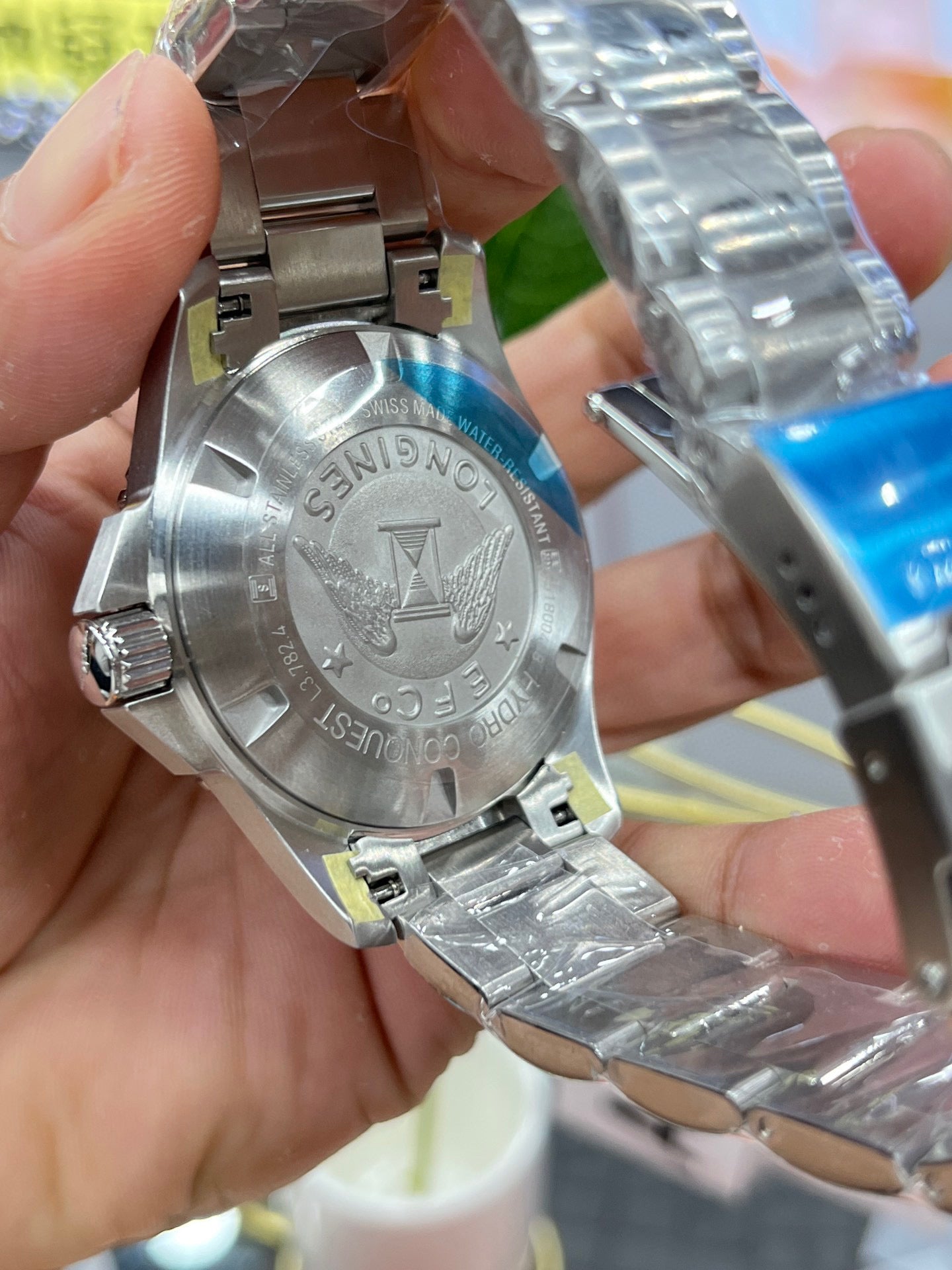 Longines Conquest L3.781.4.96.9 (Longines Conquest синий циферблат)