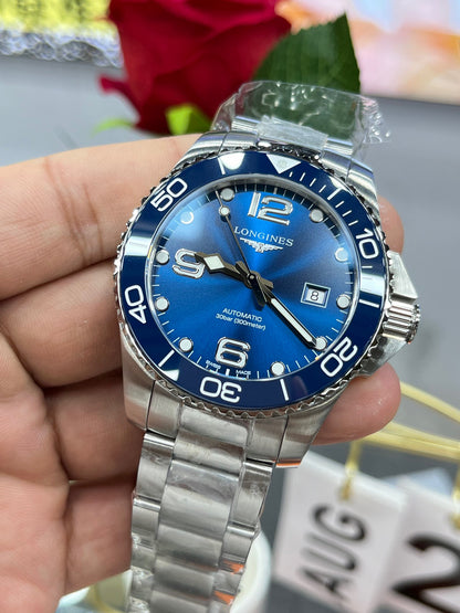 Longines Conquest L3.781.4.96.9 (Longines Conquest синий циферблат)