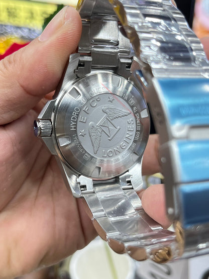 Longines Conquest L3.781.4.56.6 (Longines Conquest чёрный циферблат)