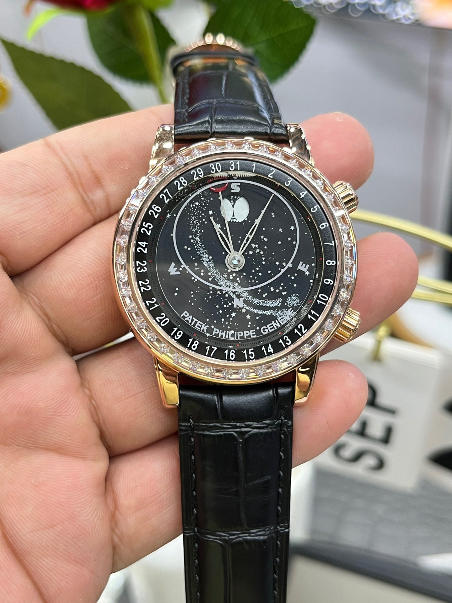 Patek Philippe Celestial 6104R-001 (Patek Philippe «Звёздное небо», розовое золото)