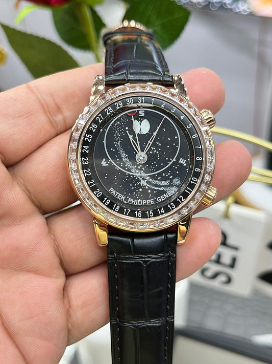 Patek Philippe Celestial 6104R-001 (Patek Philippe «Звёздное небо», розовое золото)