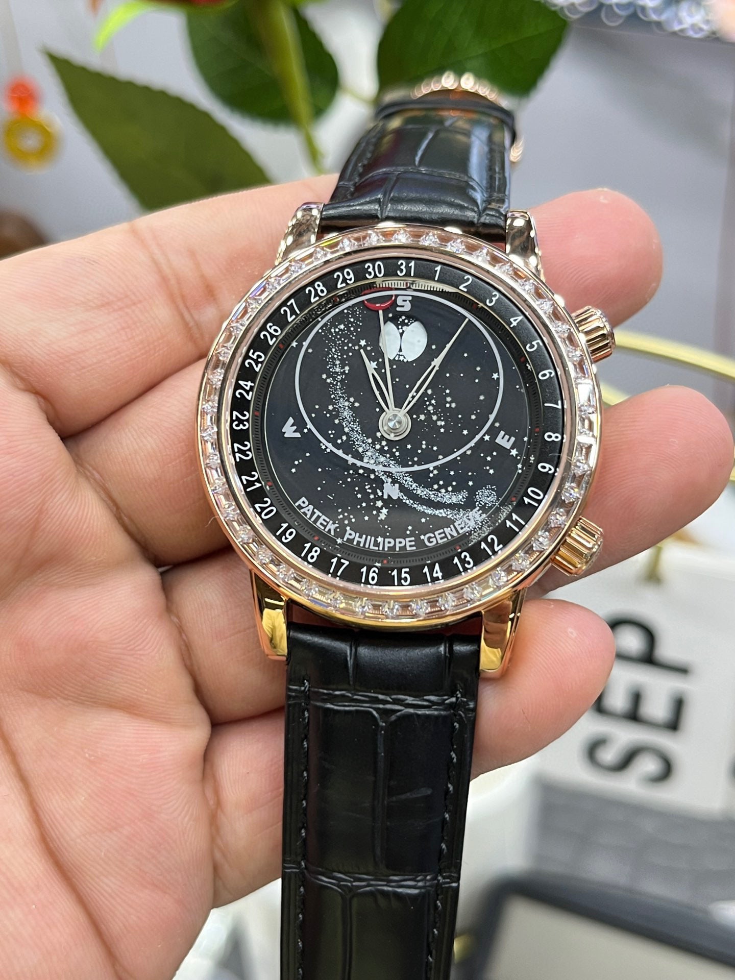 Patek Philippe Celestial 6104R-001 (Patek Philippe «Звёздное небо», розовое золото)