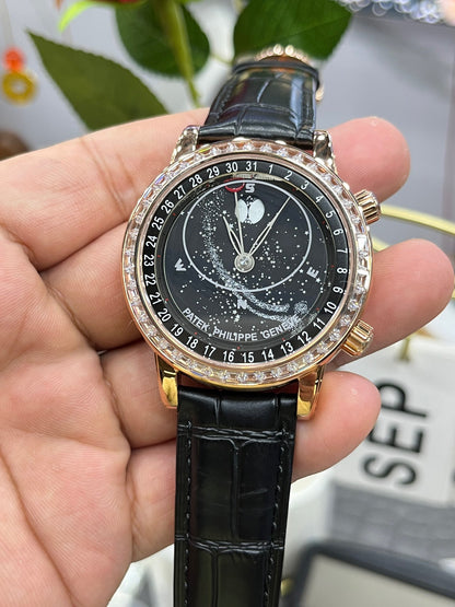Patek Philippe Celestial 6104R-001 (Patek Philippe «Звёздное небо», розовое золото)