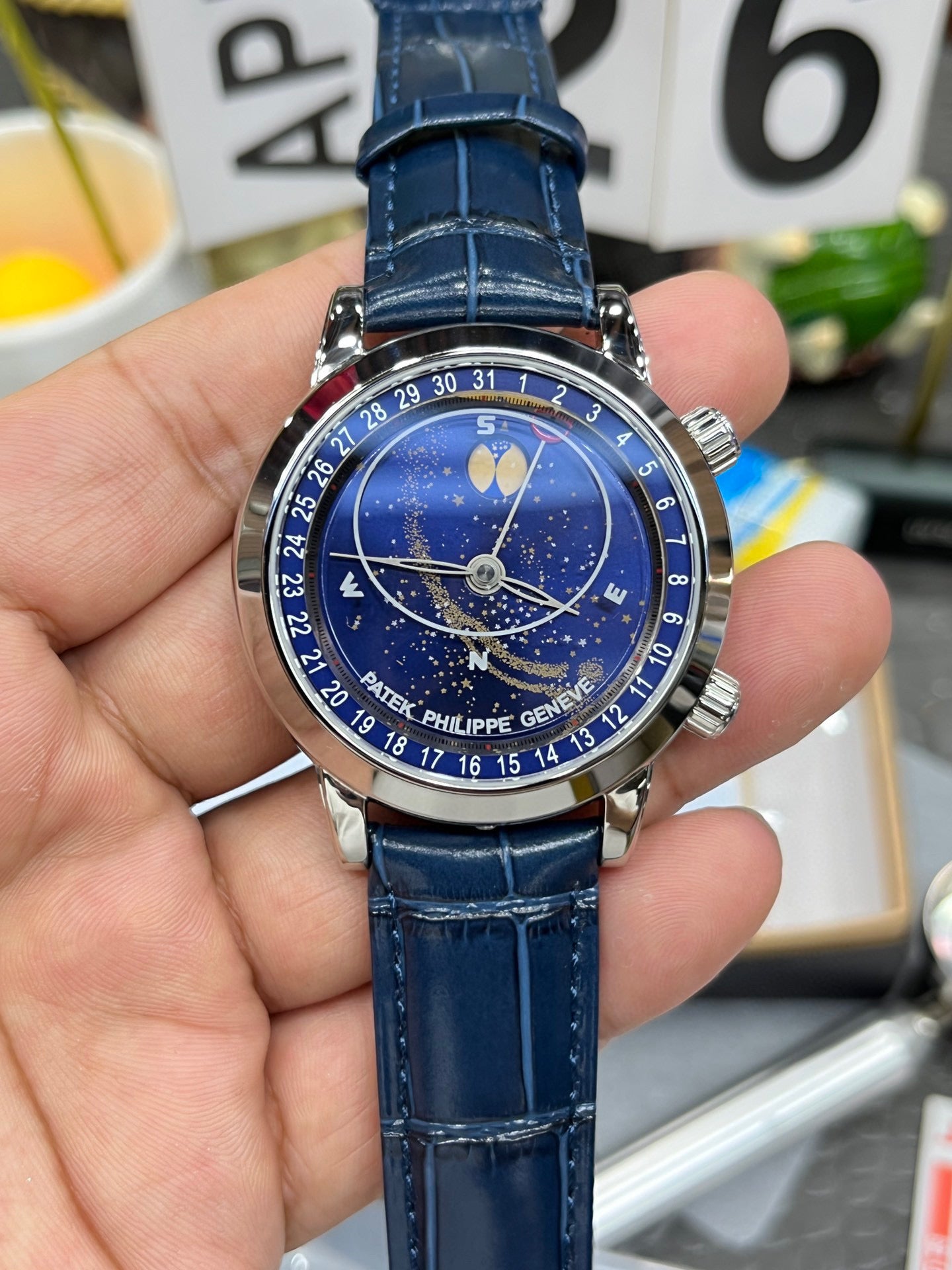 Patek Philippe Celestial 6102P-001 (Patek Philippe «Звёздное небо», платина)