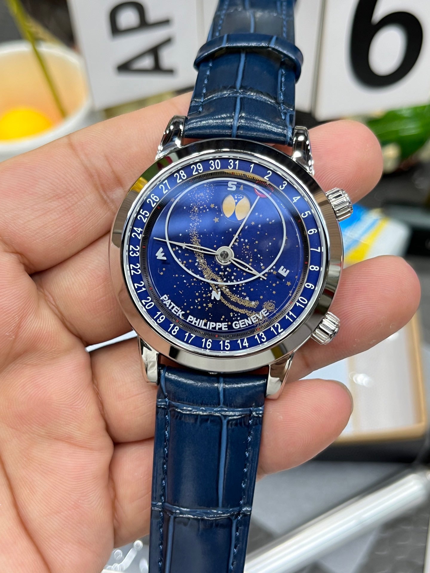 Patek Philippe Celestial 6102P-001 (Patek Philippe «Звёздное небо», платина)