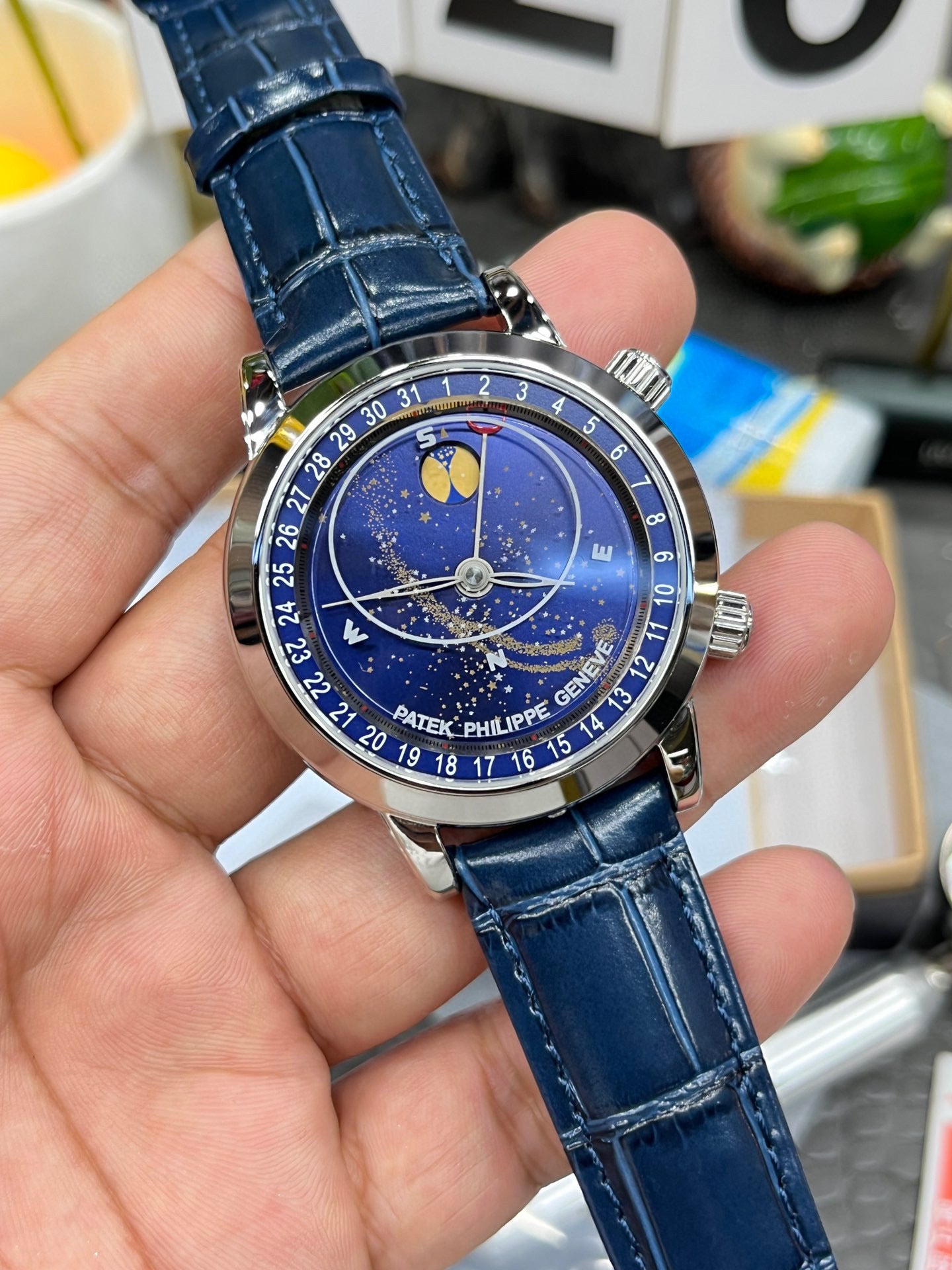Patek Philippe Celestial 6102P-001 (Patek Philippe «Звёздное небо», платина)