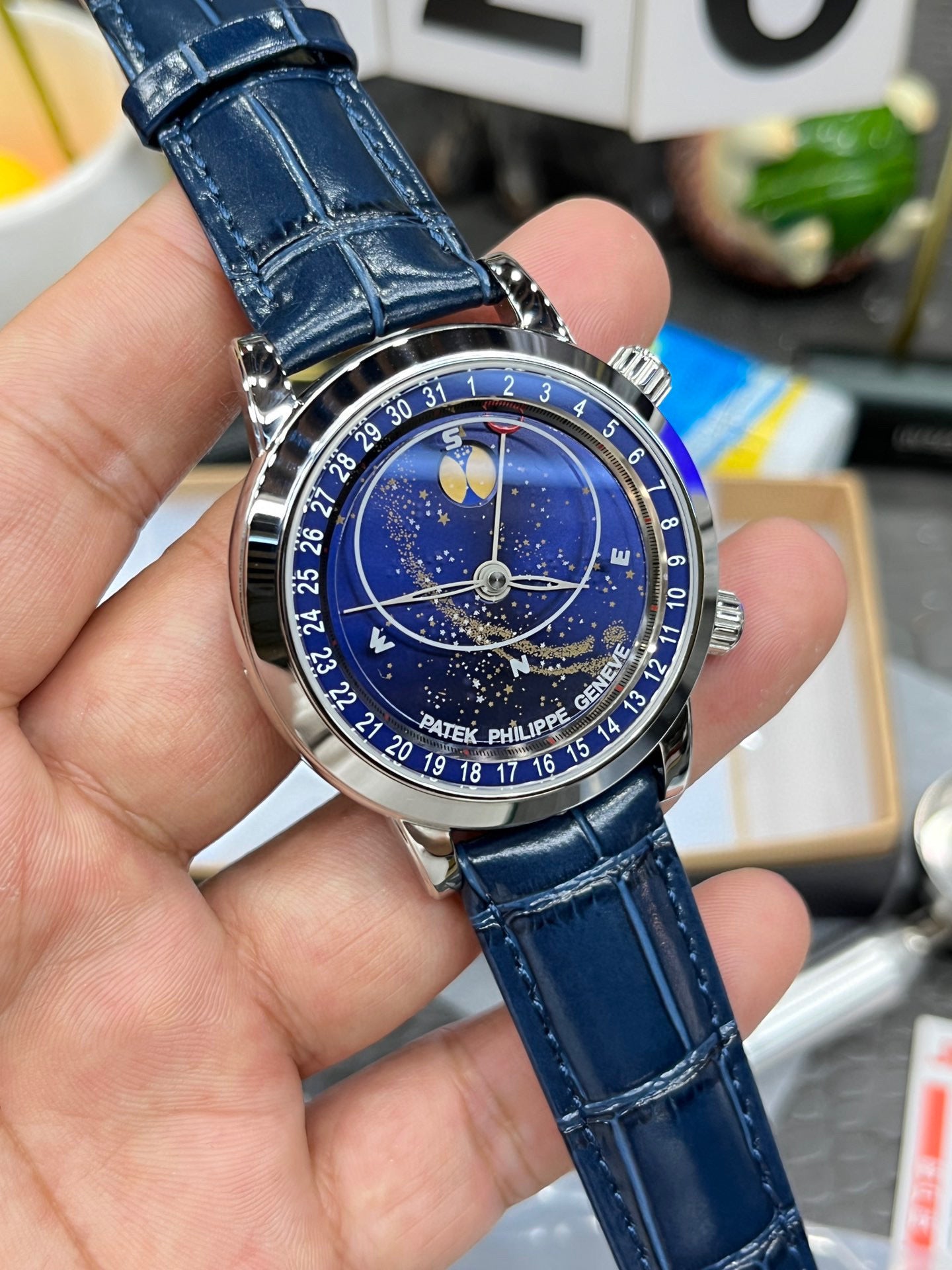 Patek Philippe Celestial 6102P-001 (Patek Philippe «Звёздное небо», платина)