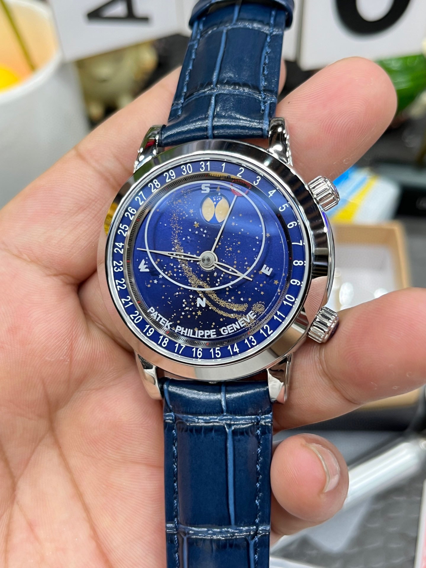 Patek Philippe Celestial 6102P-001 (Patek Philippe «Звёздное небо», платина)