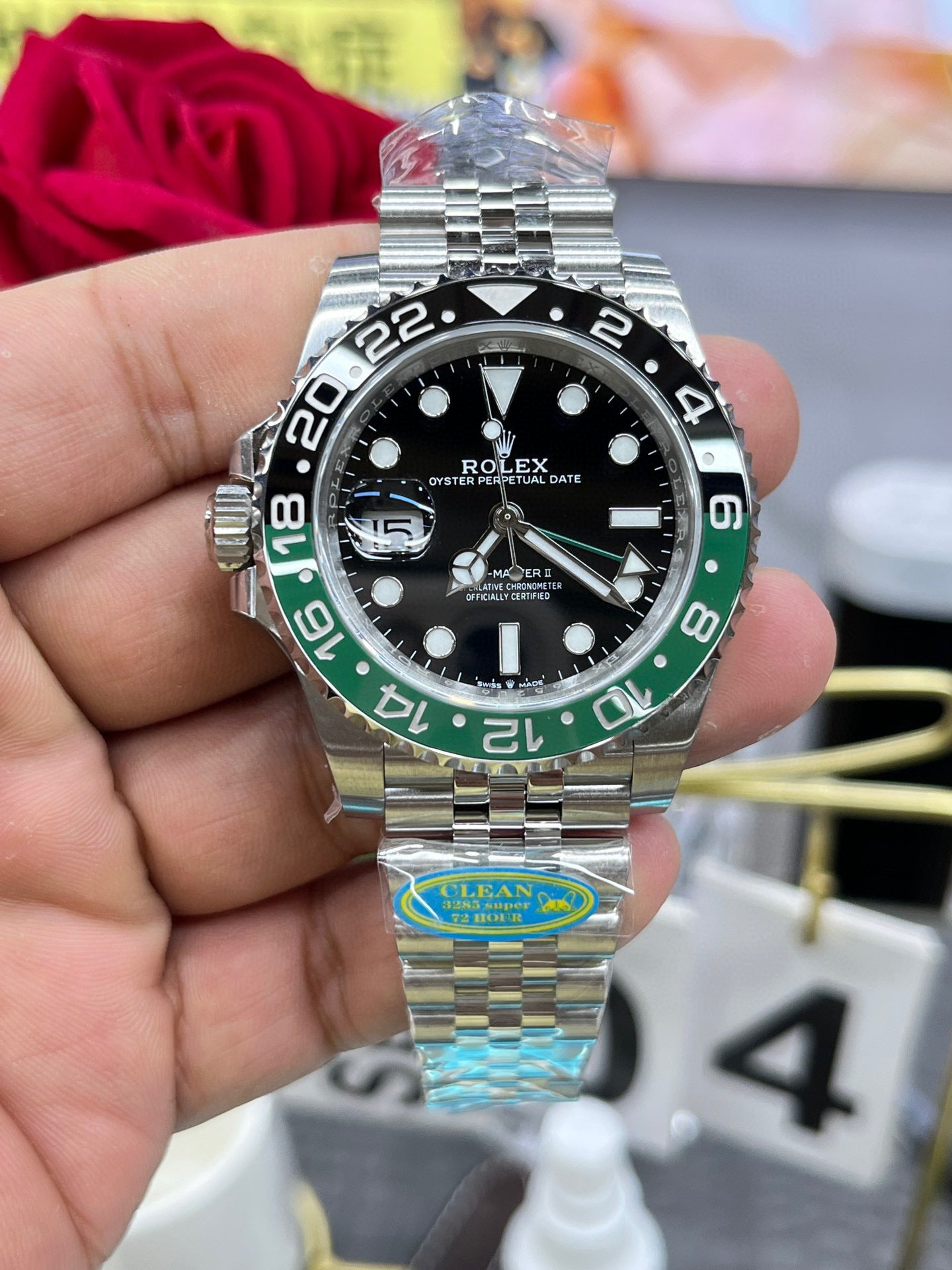 Rolex GMT-Master II 126720VTNR (Rolex GMT-Master II «Sprite», зелёно-чёрный безель)