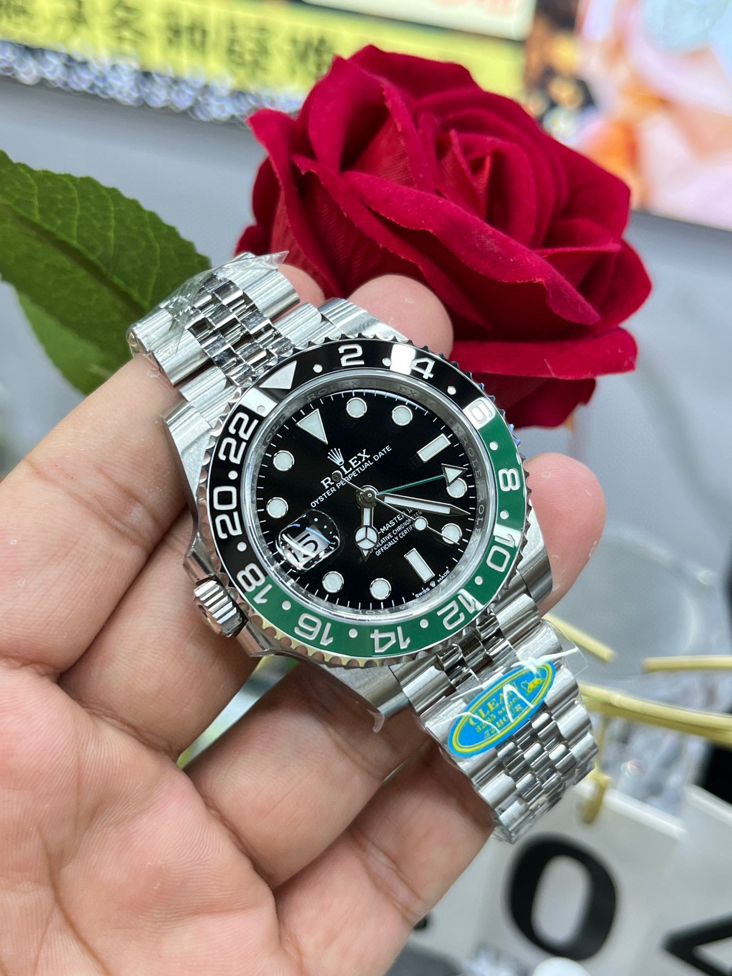 Rolex GMT-Master II 126720VTNR (Rolex GMT-Master II «Sprite», зелёно-чёрный безель)