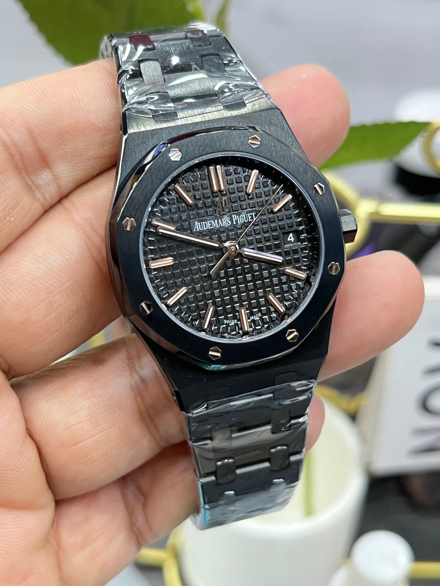 Audemars Piguet Royal Oak 77350CE.OO.1266CE.01 (Audemars Piguet Royal Oak чёрная керамика)