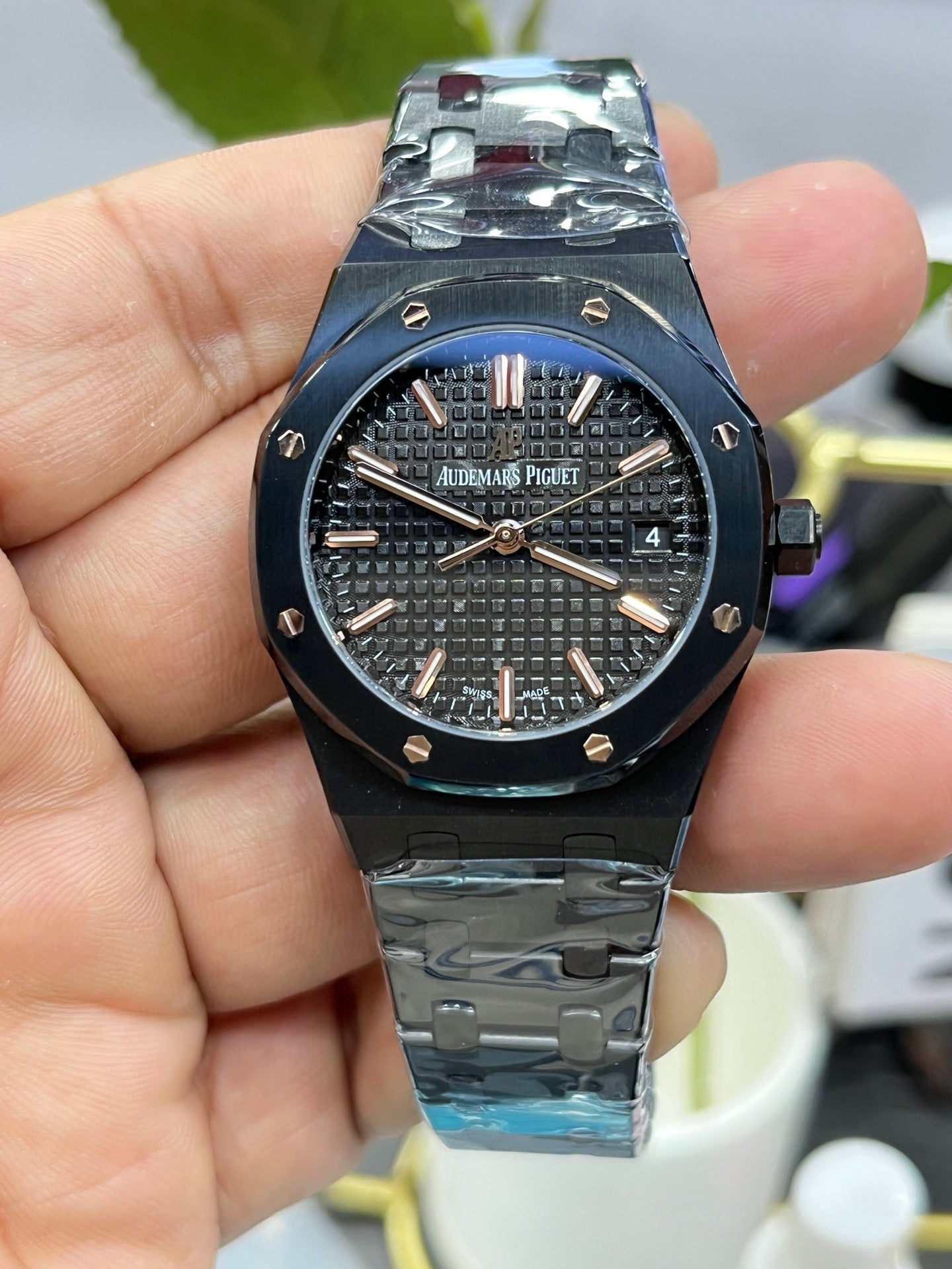 Audemars Piguet Royal Oak 77350CE.OO.1266CE.01 (Audemars Piguet Royal Oak чёрная керамика)