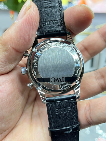 IWC Portugieser Chronograph IW371604 (IWC Portugieser Chronograph «золотые стрелки»)