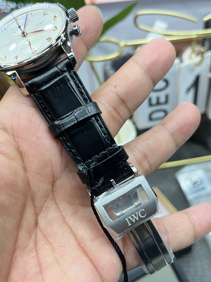 IWC Portugieser Chronograph IW371604 (IWC Portugieser Chronograph «золотые стрелки»)