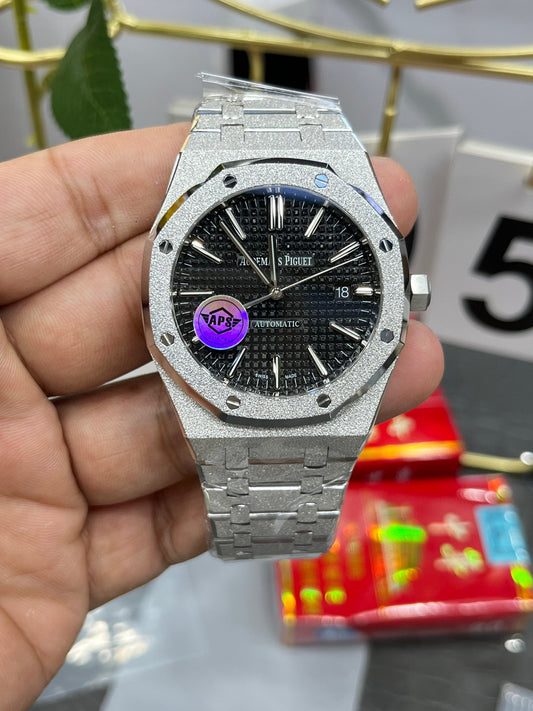 Audemars Piguet Royal Oak 15400ST Frosted Gold Custom (Audemars Piguet Royal Oak 15400 «frosted gold» кастом)