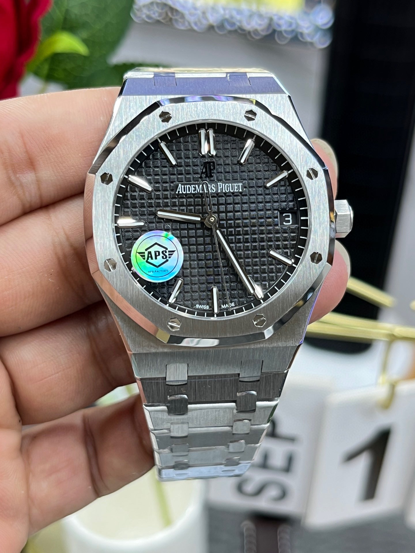 Audemars Piguet Royal Oak 15500ST.OO.1220ST.03 (Audemars Piguet Royal Oak синий циферблат)