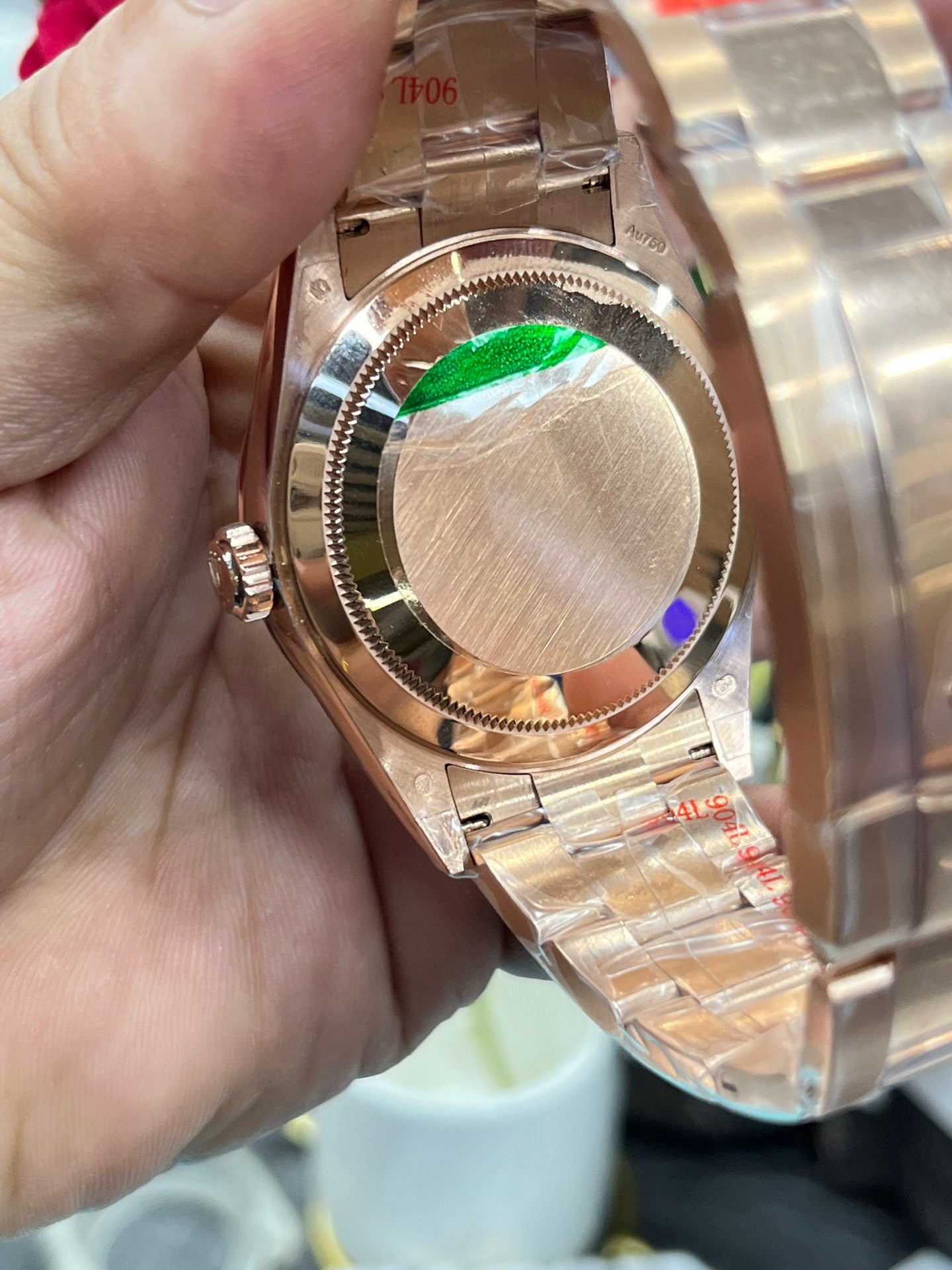 Rolex Sky-Dweller 336935 (Rolex Sky-Dweller из розового золота, серый циферблат)