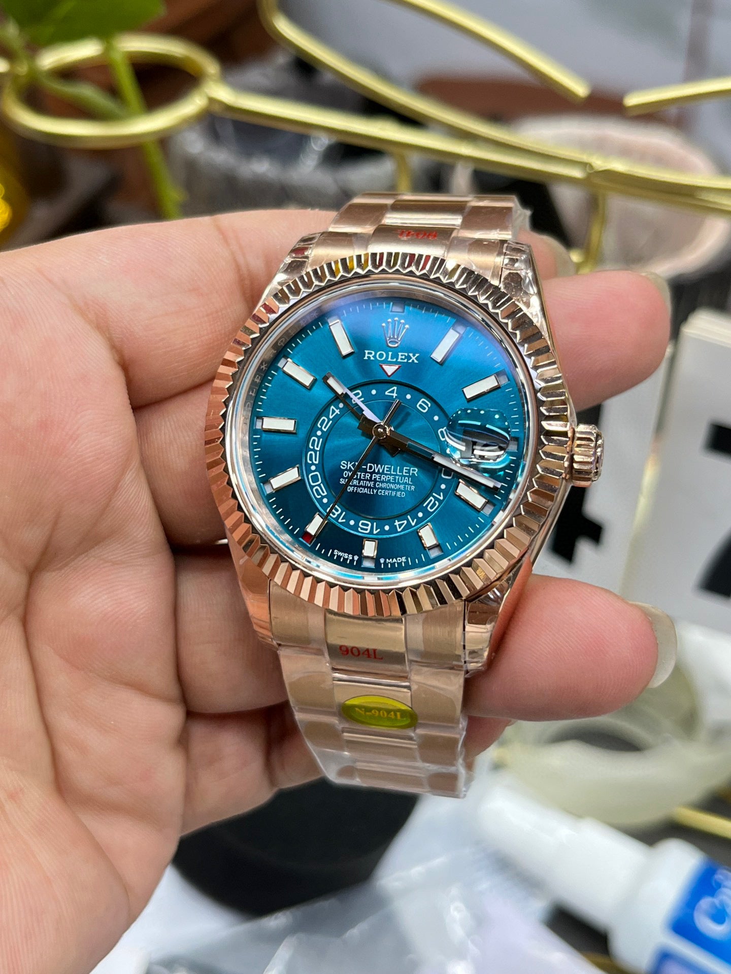 Rolex Sky-Dweller 336935-0001 (Rolex Sky-Dweller из розового золота)